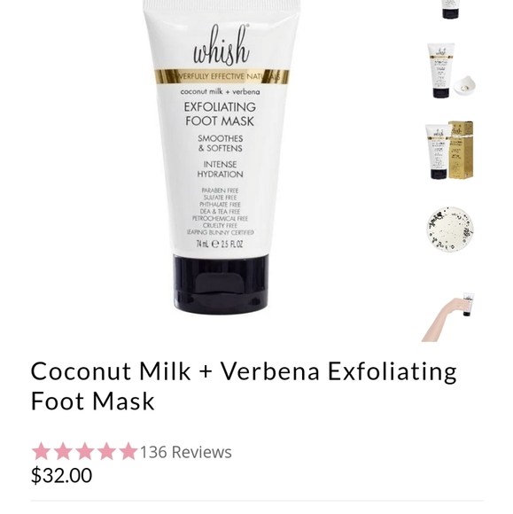 SEALED Whish Exfoliating Foot Mask - Picture 2 of 3